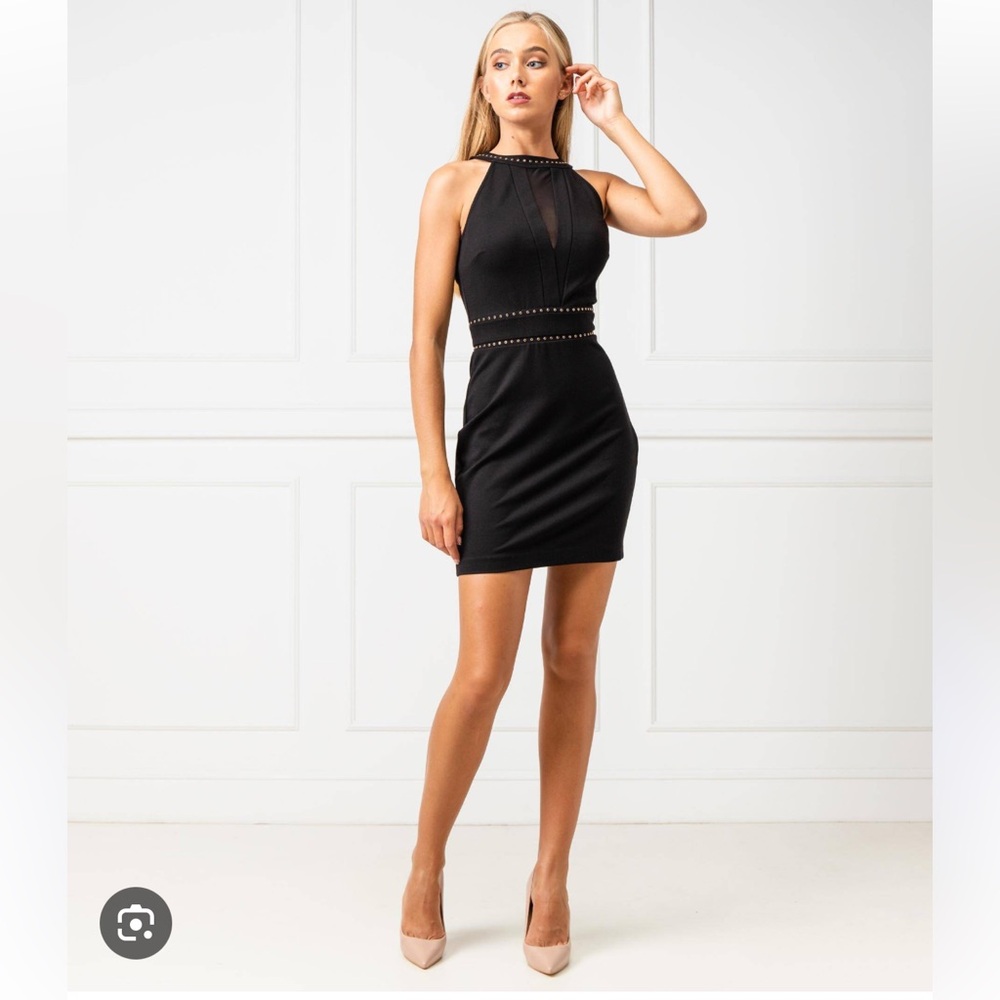 Guess Black Rosa Dress with Stud Details